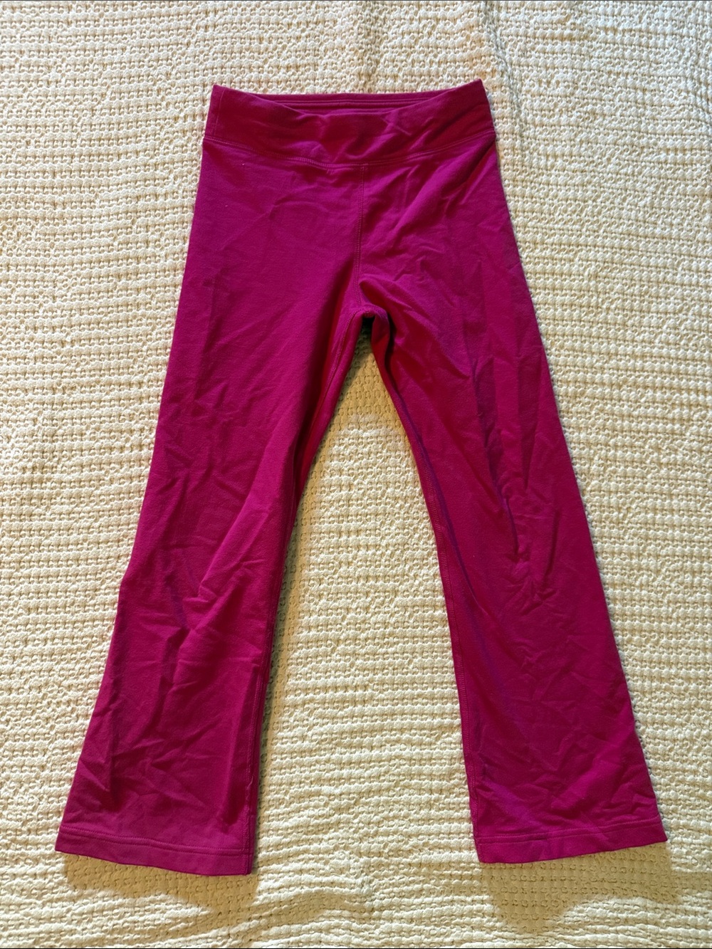 Primary Bright Fuchsia Flare Leggings